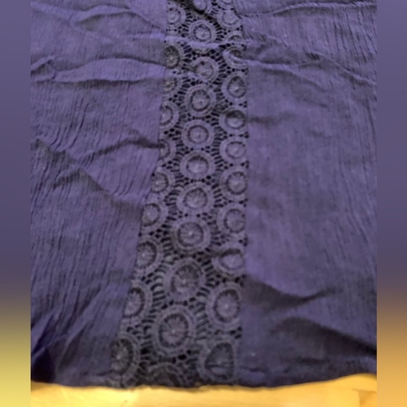 Kismet Elegant Navy Blue Sleeveless Dress - Picture 4 of 14